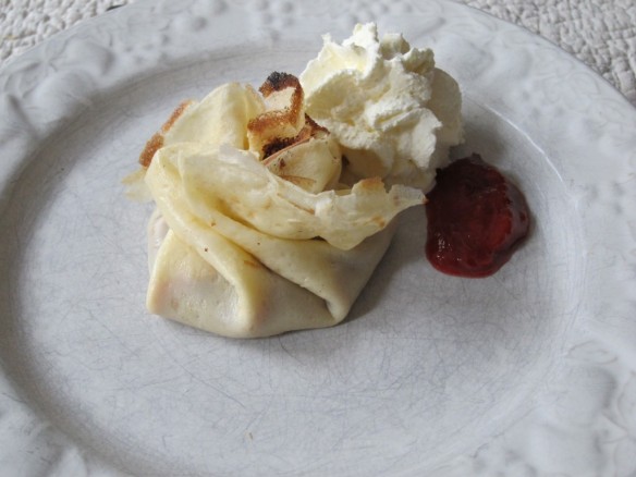 Plum Marmelade in a Crêpe