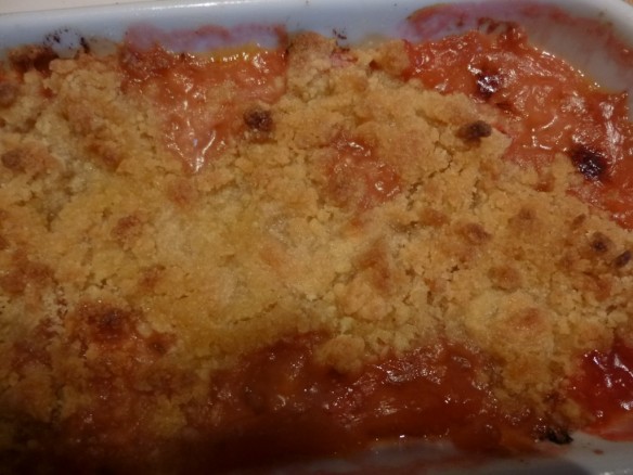 Crumble à la Rhubarbe