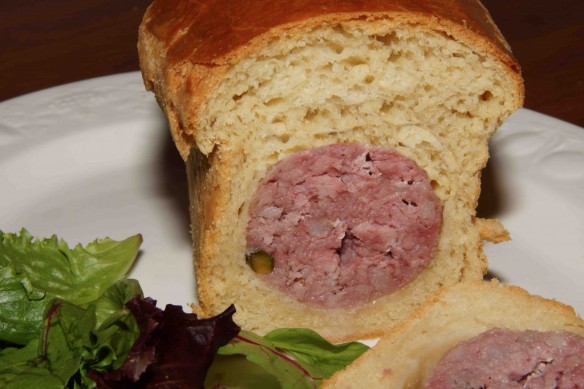 Lyon Sausage in Brioche