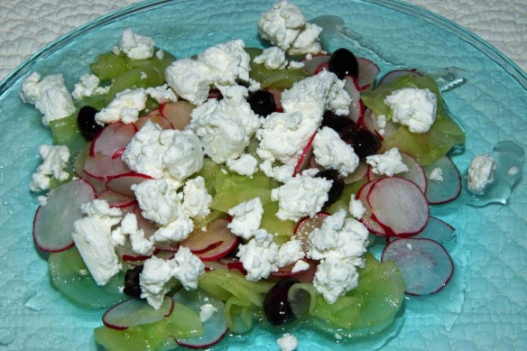 Salade de Concombre au Chèvre