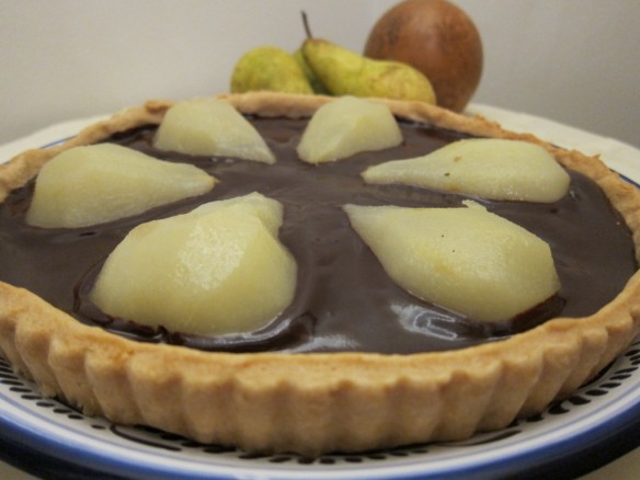 Pear Chocolate Tart