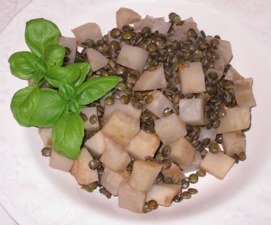 Lentils and Celeriac Risotto