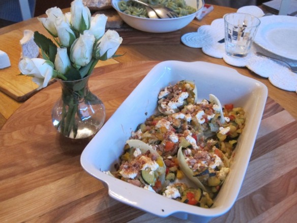 Stuffed Fennel with Fresh Goat Cheese