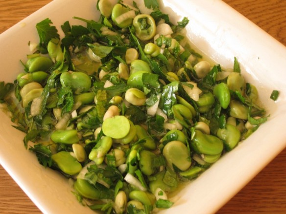 Broad Bean Salad with Fresh Herbs