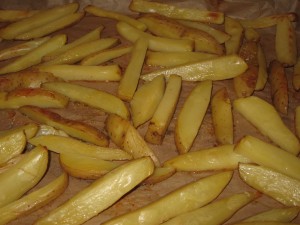 Homemade Oven Roasted French Fries
