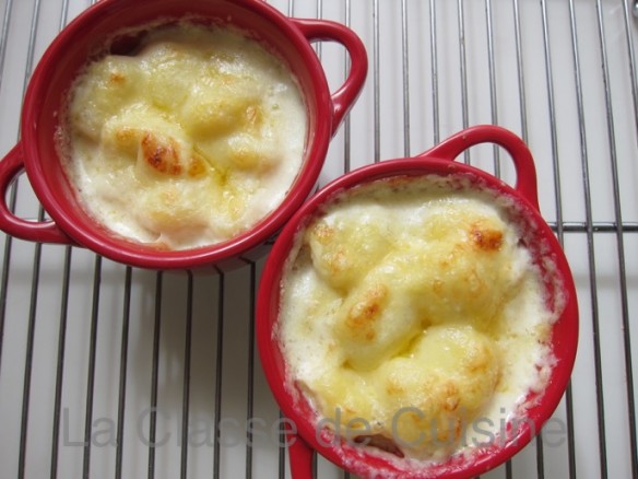 Goat Cheese Gnocchis Gratins