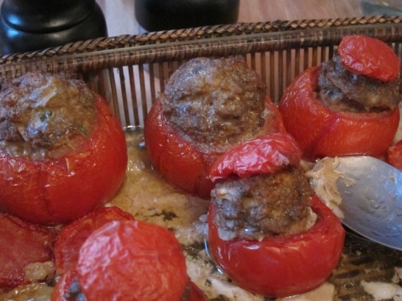 Tomates Farcies façon Charcutière