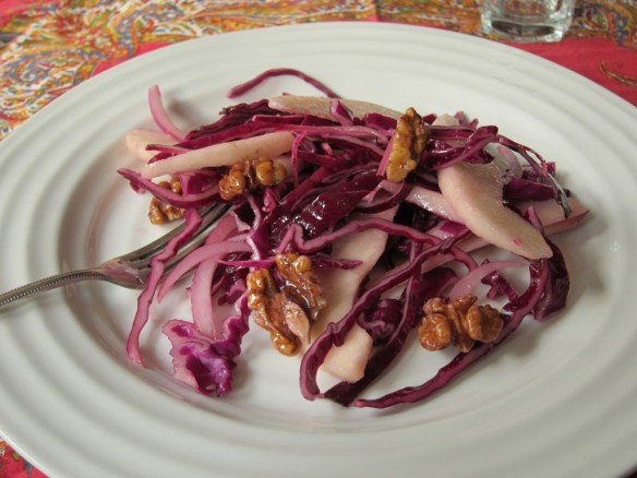 Salade de Chou Rouge aux Noix