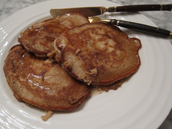 Banana Buckwheat Pancakes