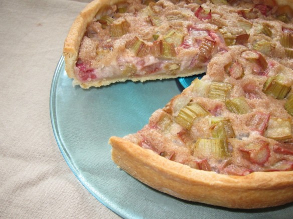 Tarte à la Rhubarbe et Cannelle