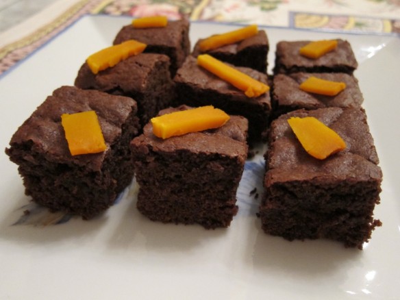 Brownies Chocolat/Citrouille