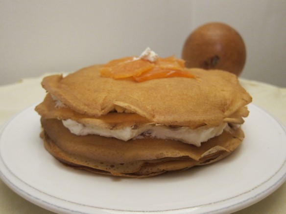 Millefeuille de Crêpes Saumon et Crème fraîche