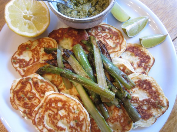 Asparagus & Ricotta Fritters