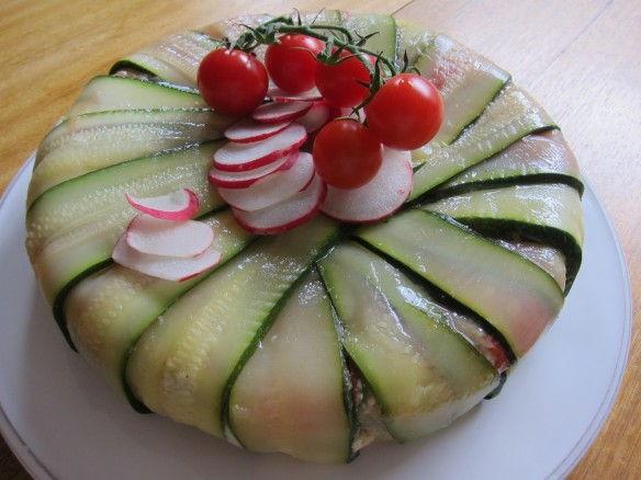 Round Vegetable Cake