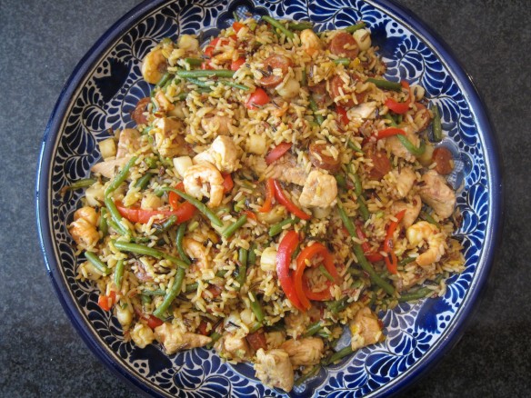 Pan Fried Paella