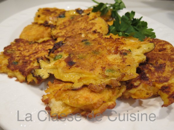 Sweet Potatoes & Mozzarella Fritters