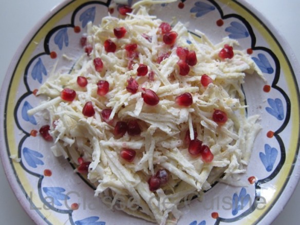 Celeriac  and Pomegranate Salad