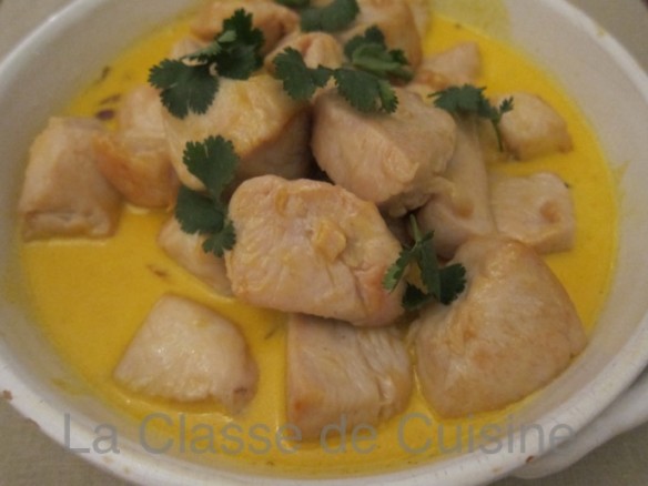 Poulet au Curcuma