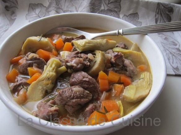 Lamb with Artichokes and Dill