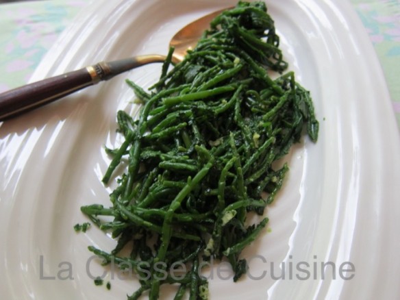 Sauté Samphire with Parsley