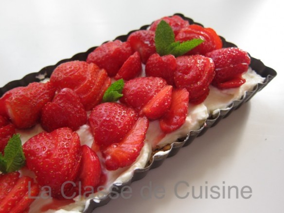 Strawberry & Mascarpone Tart