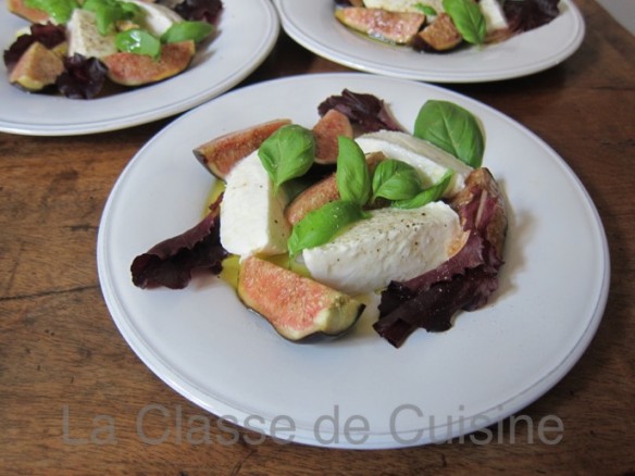 Salade de Figues et Mozzarella