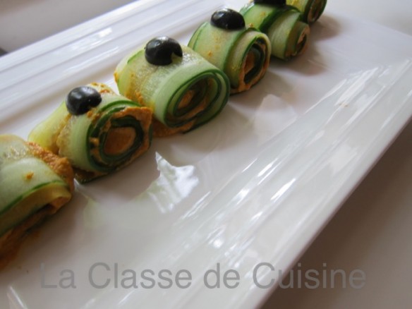 Rouleaux de Concombre