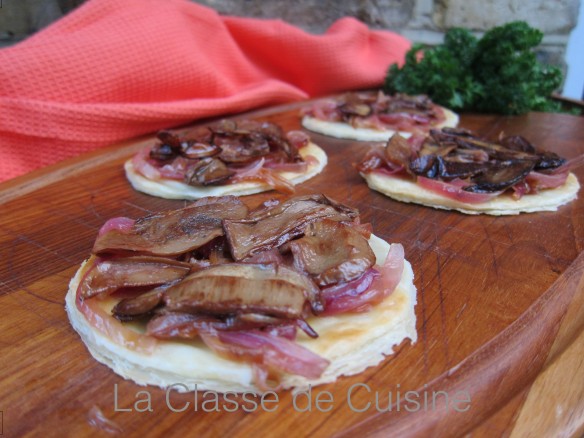 Tartelettes Fines aux Cèpes