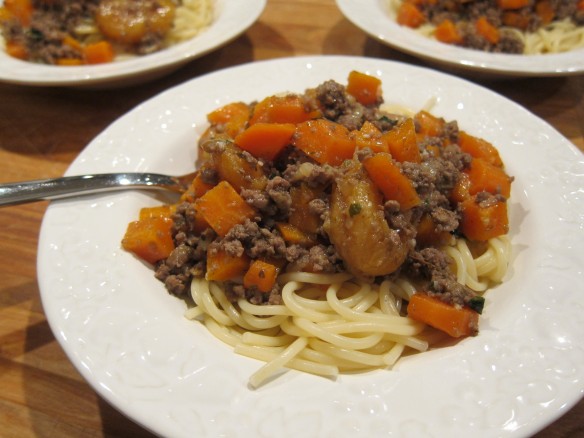 Agneau Haché aux Carottes et Abricots