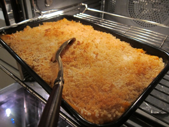 Sweet Potato and Duck Confit Gratin