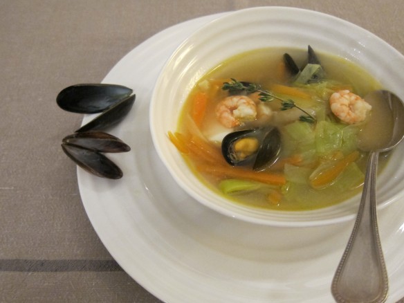 Nage de la Mer aux Petits Légumes