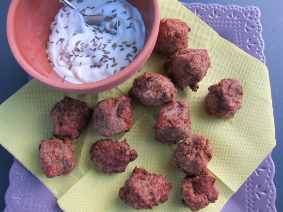 Small Aubergine Balls