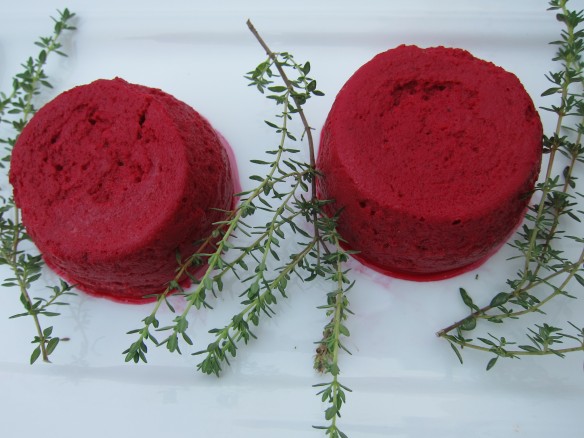 Beetroot Flans