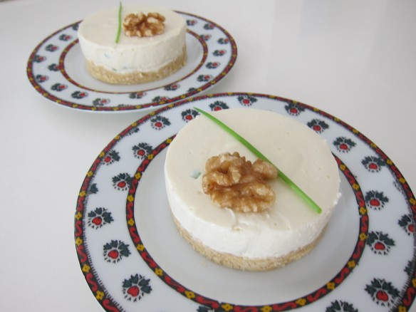 Cheesecake Ail et Fines Herbes