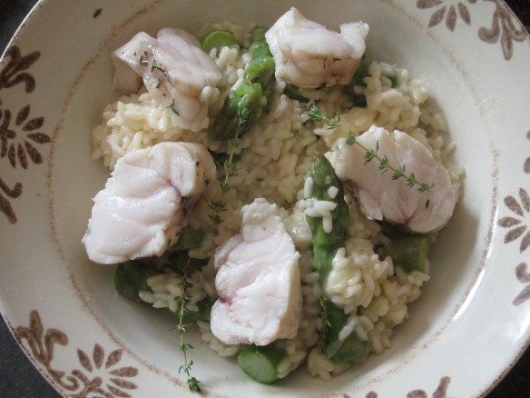 Lotte et Risotto aux Asperges