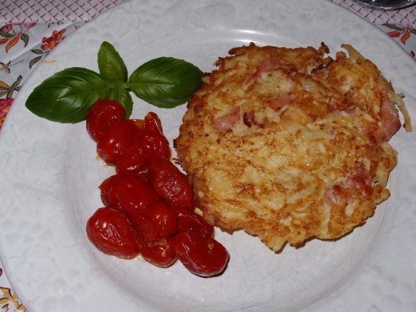 Recette Rösti jambon et tomates
