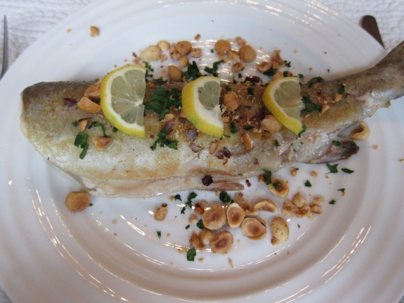 Sautéed Trout with Hazelnuts