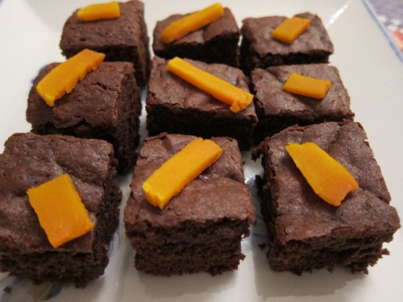 Brownies Chocolat Citrouille