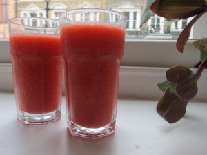 Smoothie fraise framboise - La Classe de Cuisine