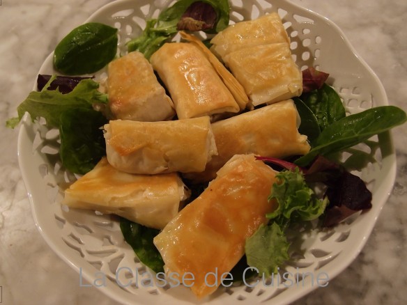 petits rouleaux de foie gras 