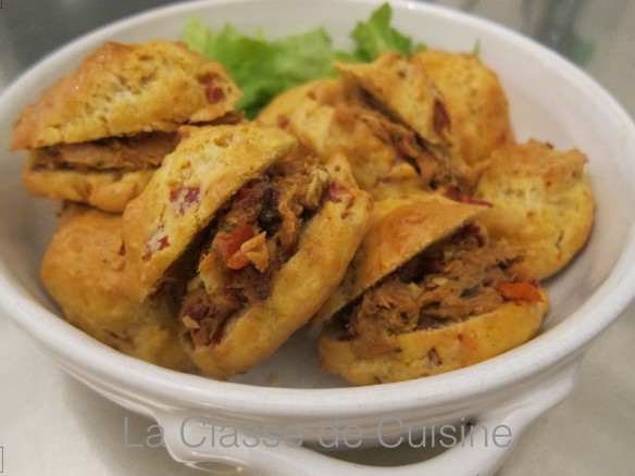 petits sandwichs de madeleine aux tomates