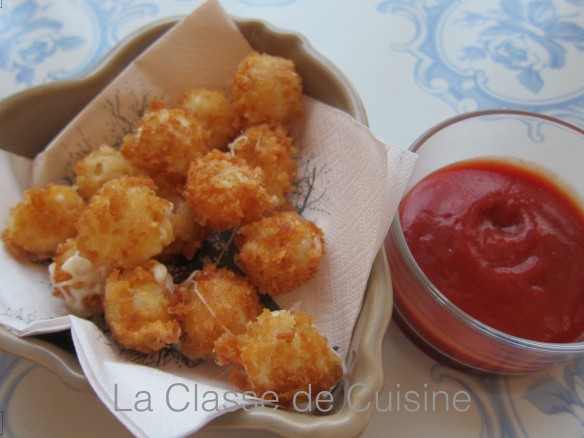 Boulettes de Mozzarella Frites 