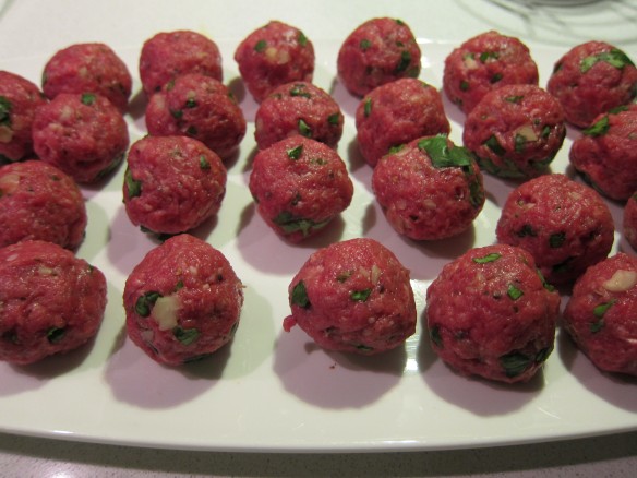 boulettes de viande & coriandre 