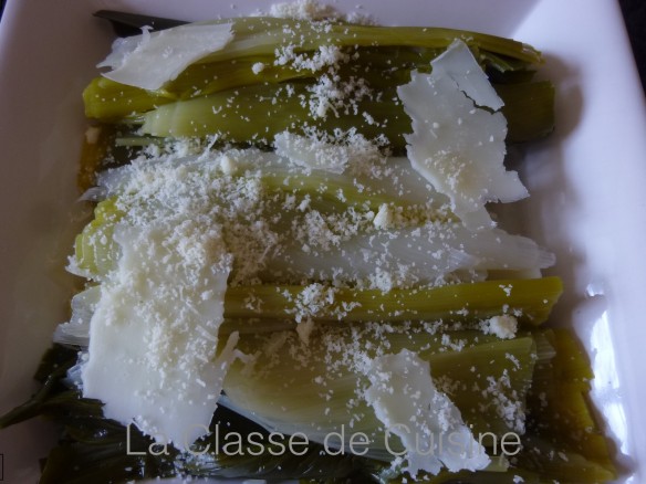 Spring Leek Vinaigrette & Parmesan