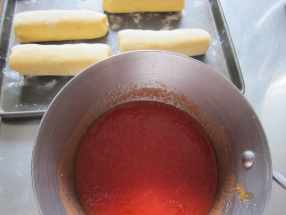 quenelles de semoule & gruyere