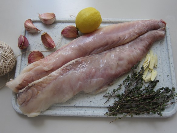 gigot de lotte et ail