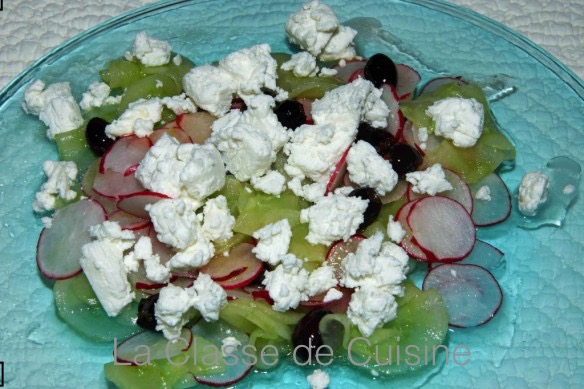 Cucumber & Goat Cheese Salad