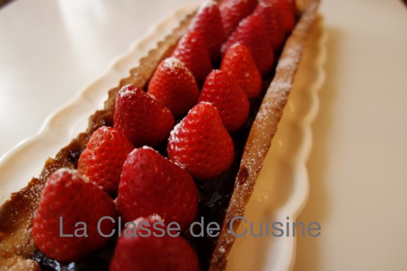 French strawberry tart