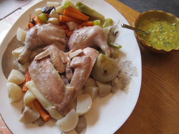 Poule au Pot Sauce Gribiche