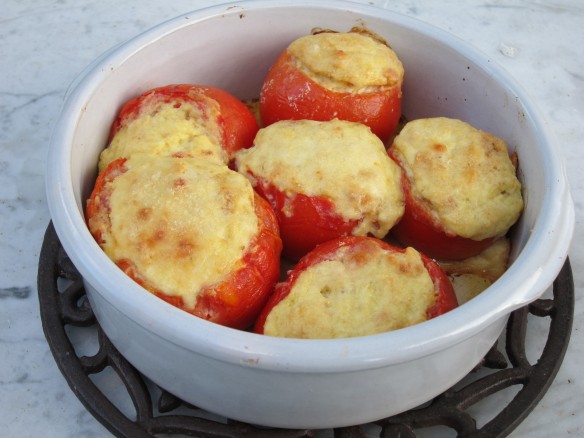 Tomatoes with Ricotta Cream